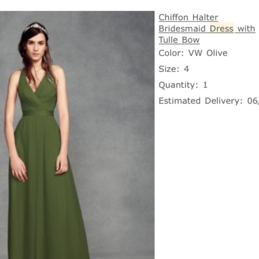 Bridesmaid dress